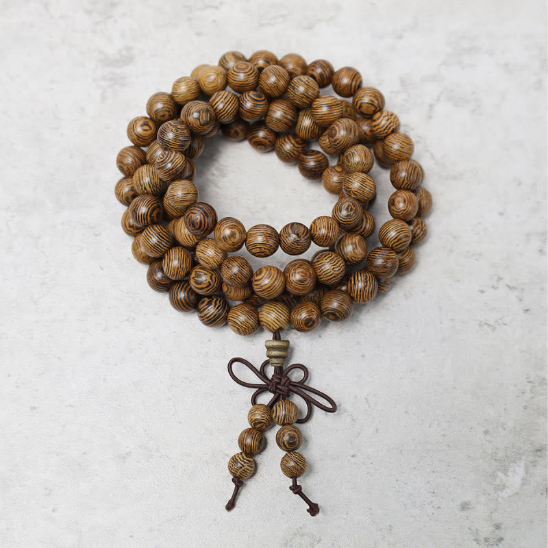 Nimara Ritual 108 Mala Beads Bracelet Prayer Meditation Sandalwood Elastic