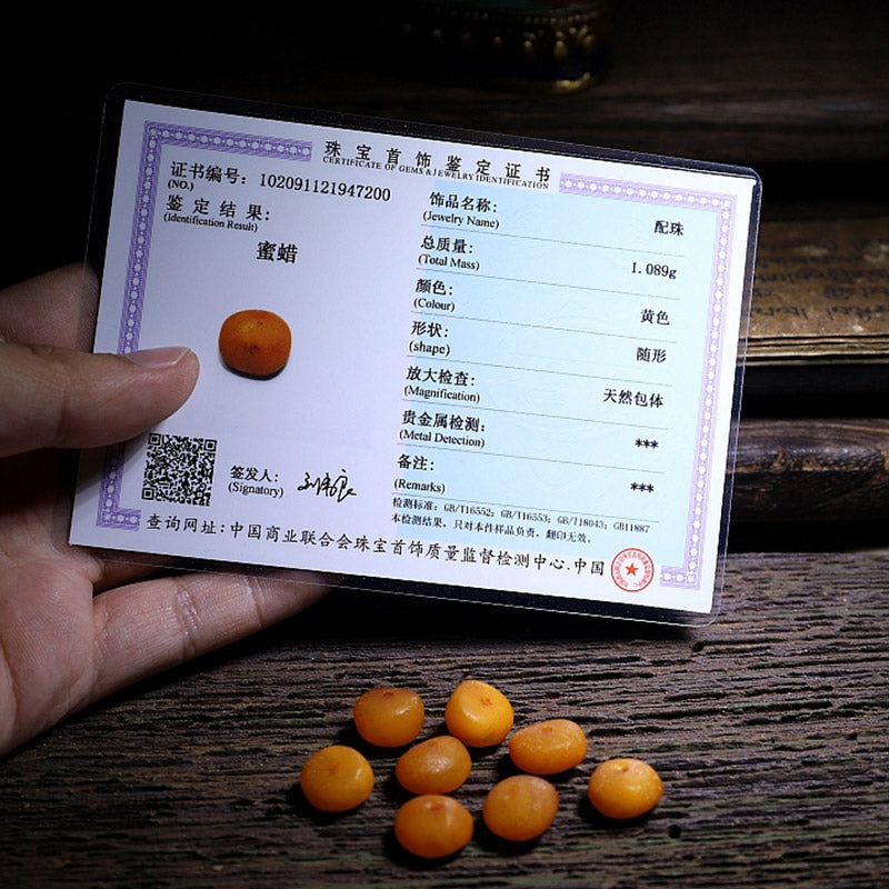 Nimara Ritual 108 Mala Beads Tibet Sheep Horn Amber Luck Bracelet