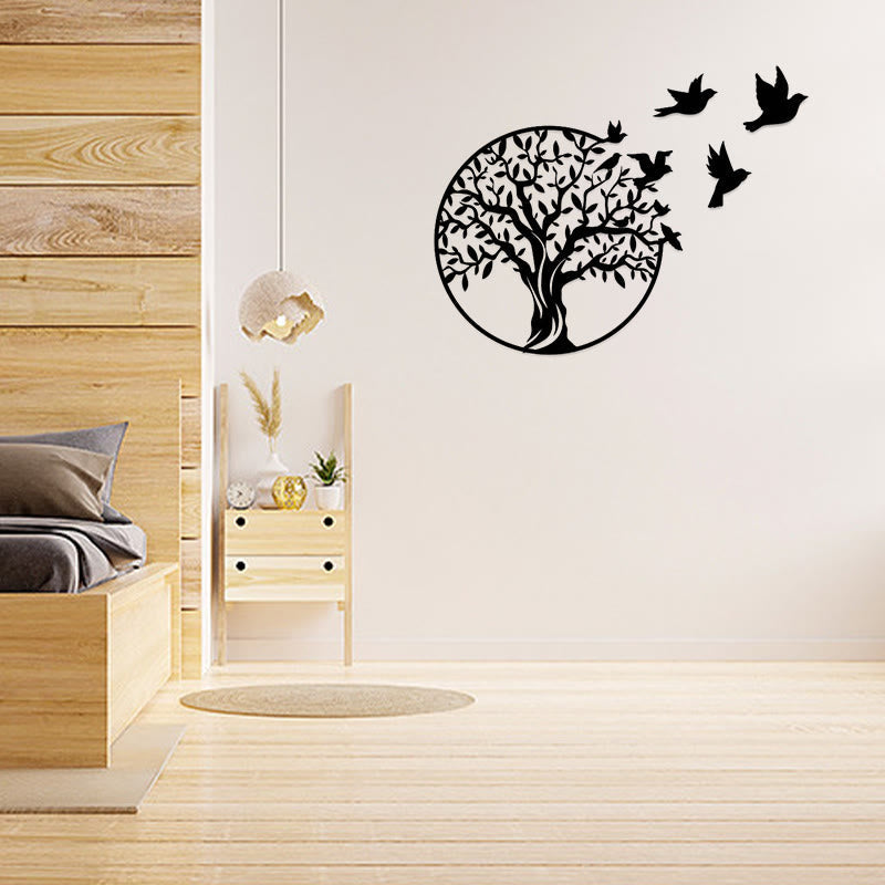 Nimara Ritual Tree of Life Birds Sign Housewarming Gift Unity Wall Art