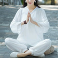 Nimara Ritual Yoga Cotton Linen Clothing Uniform Meditation Zen Practice Women's Set