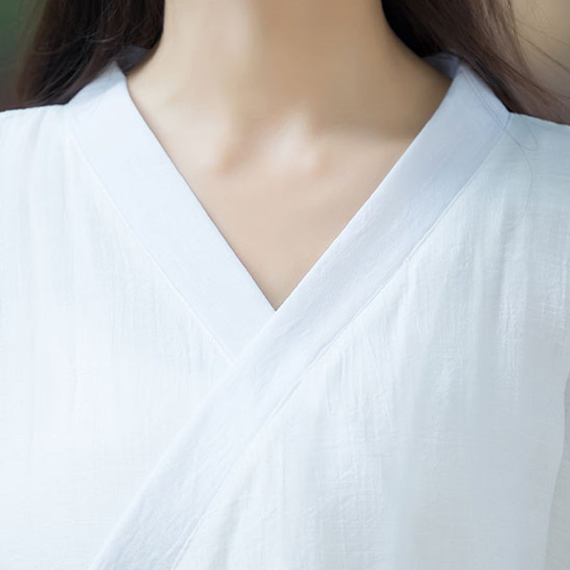 Nimara Ritual Yoga Cotton Linen Clothing Uniform Meditation Zen Practice Women's Set