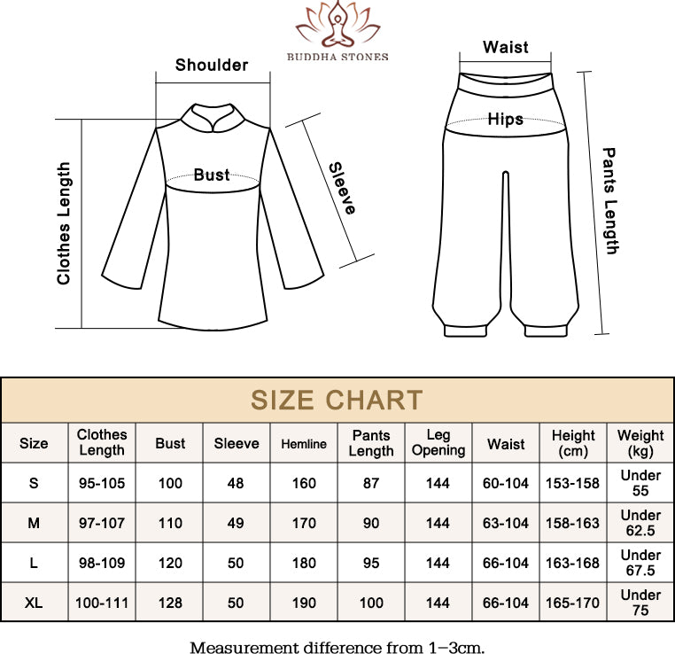 Nimara Ritual 3Pcs Yoga Chiffon Clothing Uniform Meditation Zen Practice Women's Set