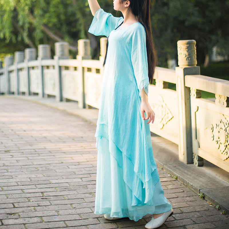 Nimara Ritual 3Pcs Yoga Chiffon Clothing Uniform Meditation Zen Practice Women's Set