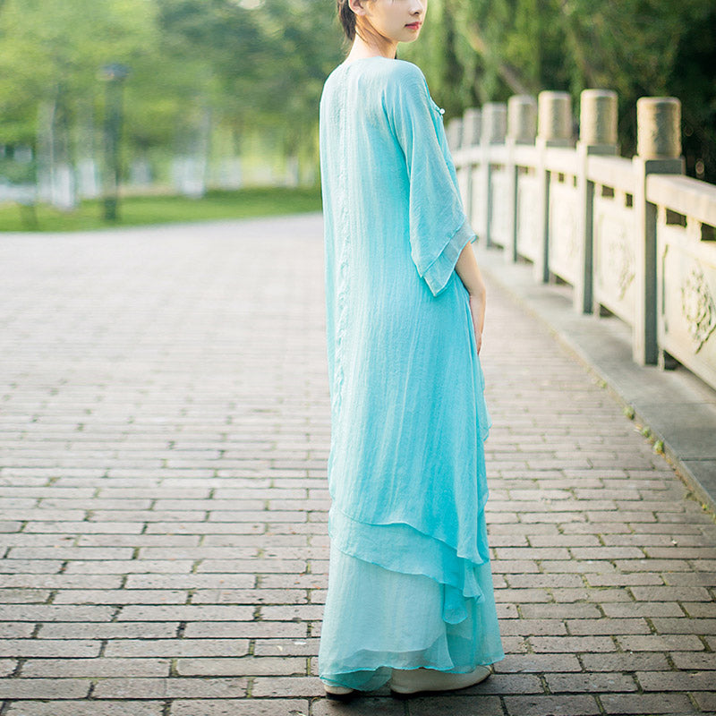 Nimara Ritual 3Pcs Yoga Chiffon Clothing Uniform Meditation Zen Practice Women's Set