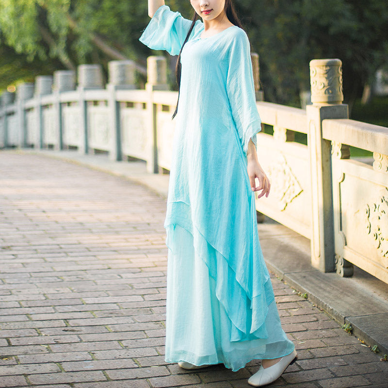Nimara Ritual 3Pcs Yoga Chiffon Clothing Uniform Meditation Zen Practice Women's Set