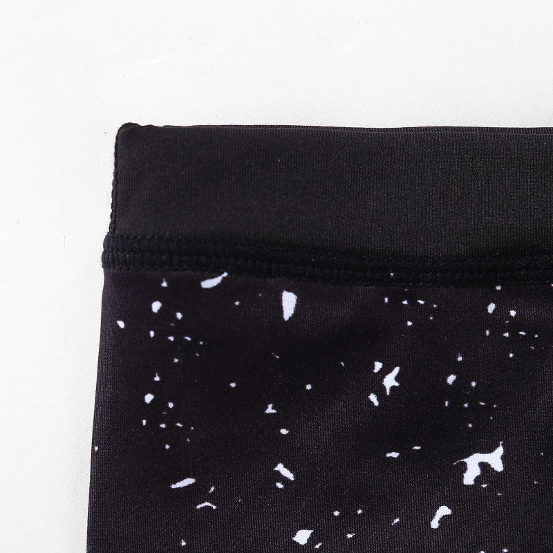 Nimara Ritual Lines Weeds Sakura Flowers Black Tree Print Pants Sports Fitness Yoga Leggings Women's Yoga Pants
