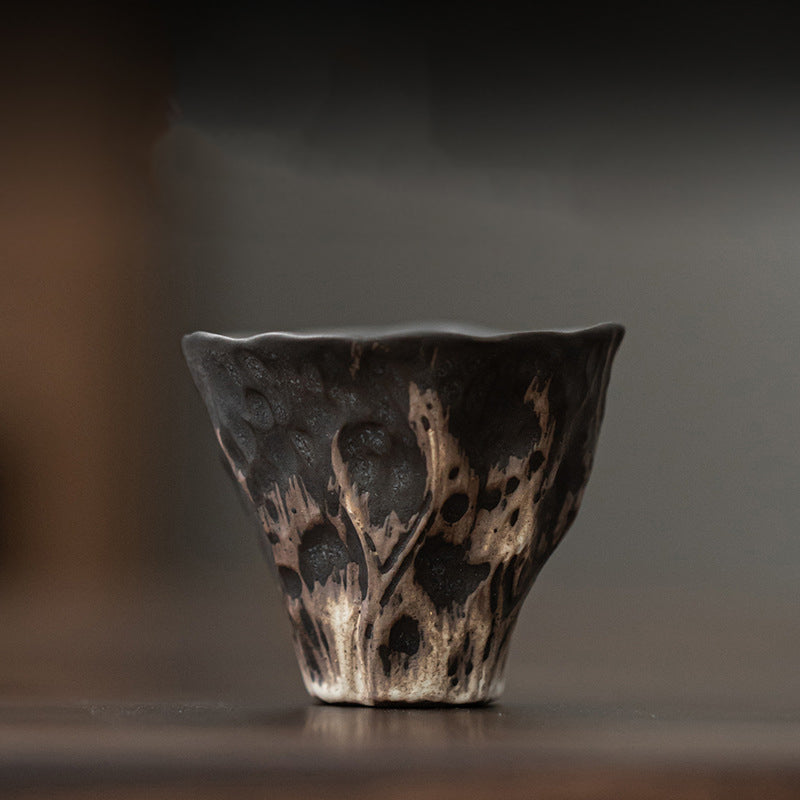 Nimara Ritual Lotus Flower Shape Zen Ceramic Teacup Kung Fu Tea Cup 50ml