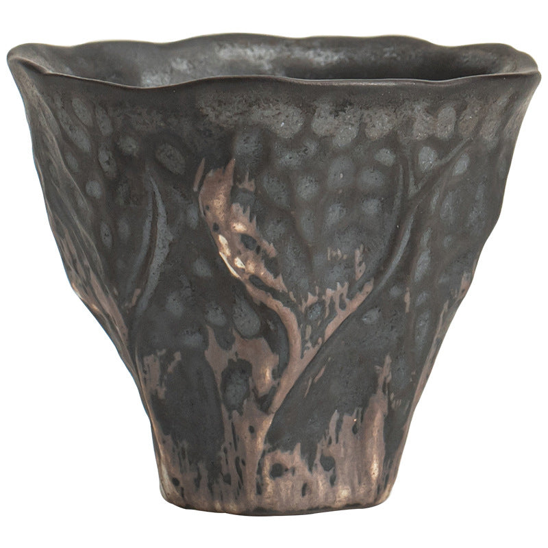 Nimara Ritual Lotus Flower Shape Zen Ceramic Teacup Kung Fu Tea Cup 50ml