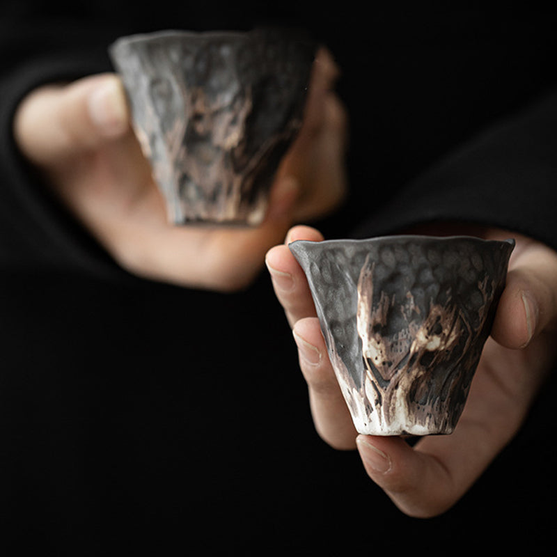 Nimara Ritual Lotus Flower Shape Zen Ceramic Teacup Kung Fu Tea Cup 50ml