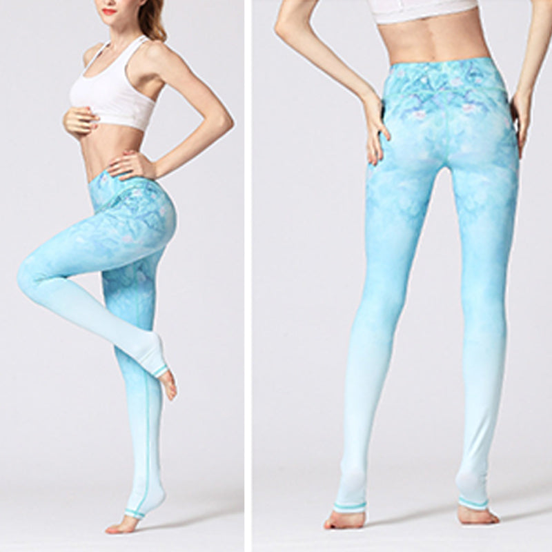 Nimara Ritual Lotus Flower Floral Print Design Pants Sports Fitness Yoga Leggings Women's Yoga Pants