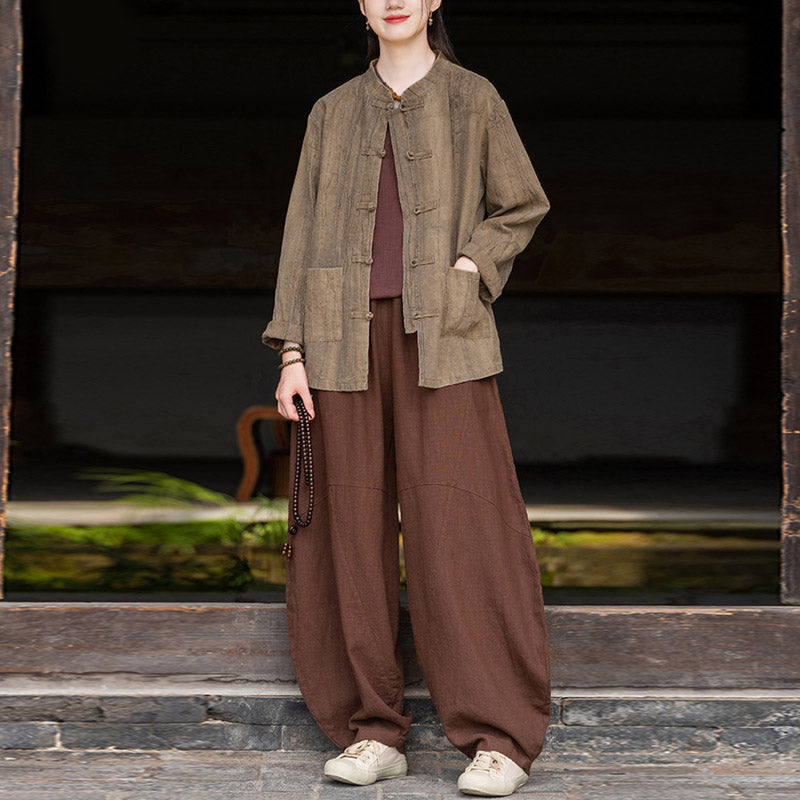Nimara Ritual Pants Harem Trousers Loose Zen Yoga Tai Chi Women's Pants