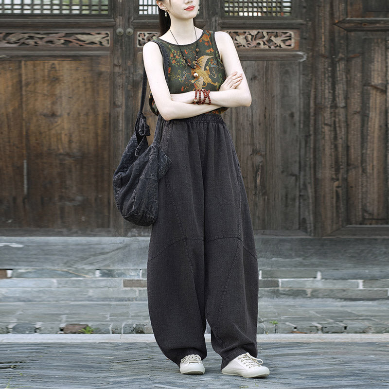 Nimara Ritual Pants Harem Trousers Loose Zen Yoga Tai Chi Women's Pants