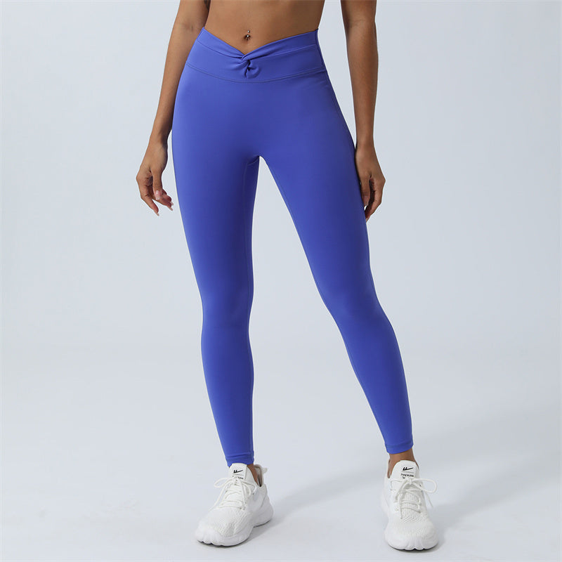 Nimara Ritual Women Workout Long Sleeve Crisscross Backless Top Tee Leggings Sports Fitness Yoga Outfit