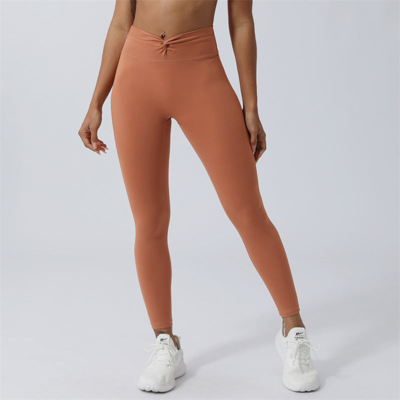 Nimara Ritual Women Workout Long Sleeve Crisscross Backless Top Tee Leggings Sports Fitness Yoga Outfit
