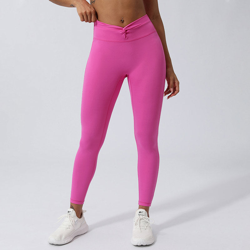 Nimara Ritual Women Workout Long Sleeve Crisscross Backless Top Tee Leggings Sports Fitness Yoga Outfit