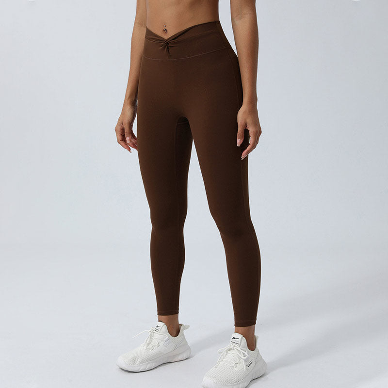 Nimara Ritual Women Workout Long Sleeve Crisscross Backless Top Tee Leggings Sports Fitness Yoga Outfit