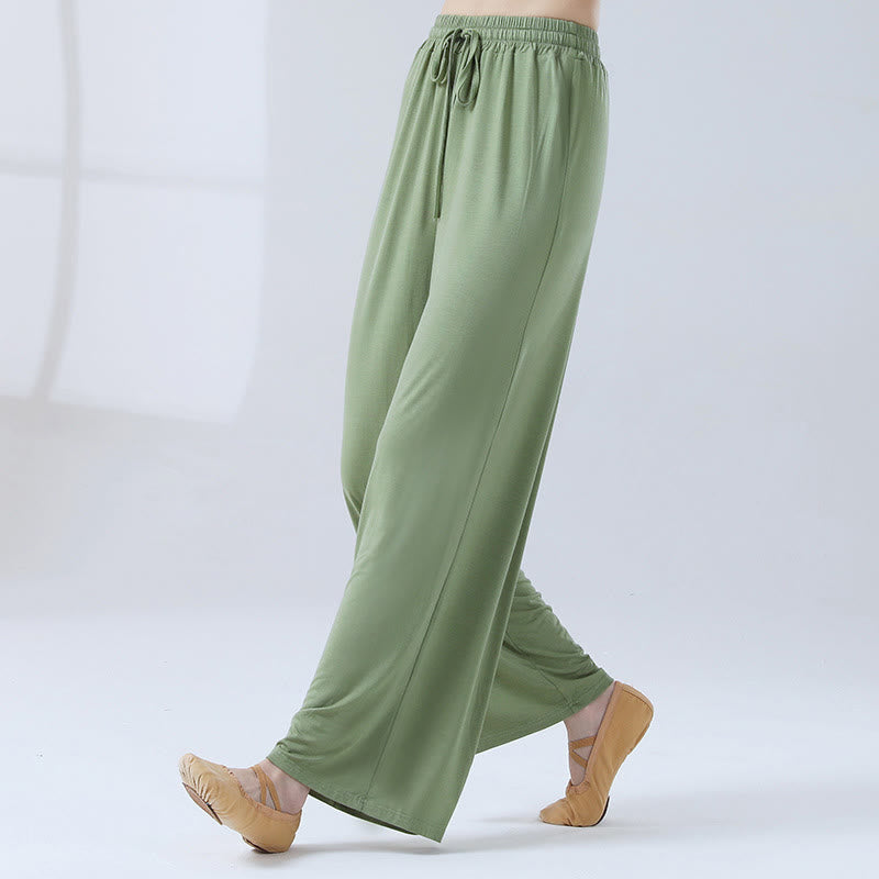 Nimara Ritual Loose Modal Drawstring Wide Leg Pants For Yoga Dance