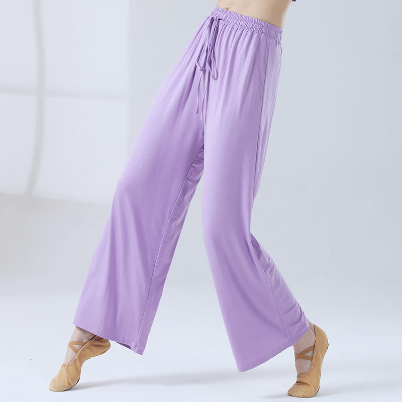 Nimara Ritual Loose Modal Drawstring Wide Leg Pants For Yoga Dance