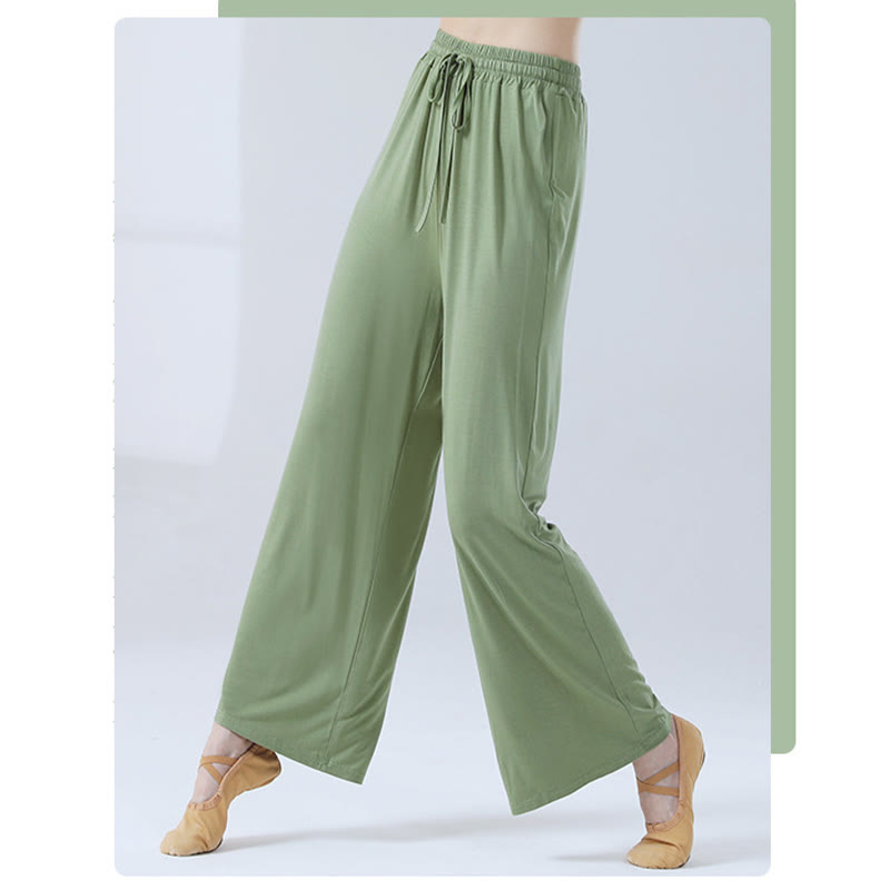 Nimara Ritual Loose Modal Drawstring Wide Leg Pants For Yoga Dance