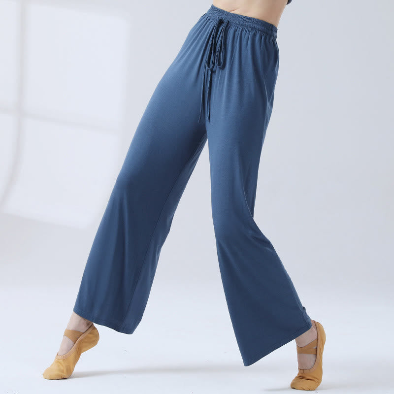 Nimara Ritual Loose Modal Drawstring Wide Leg Pants For Yoga Dance