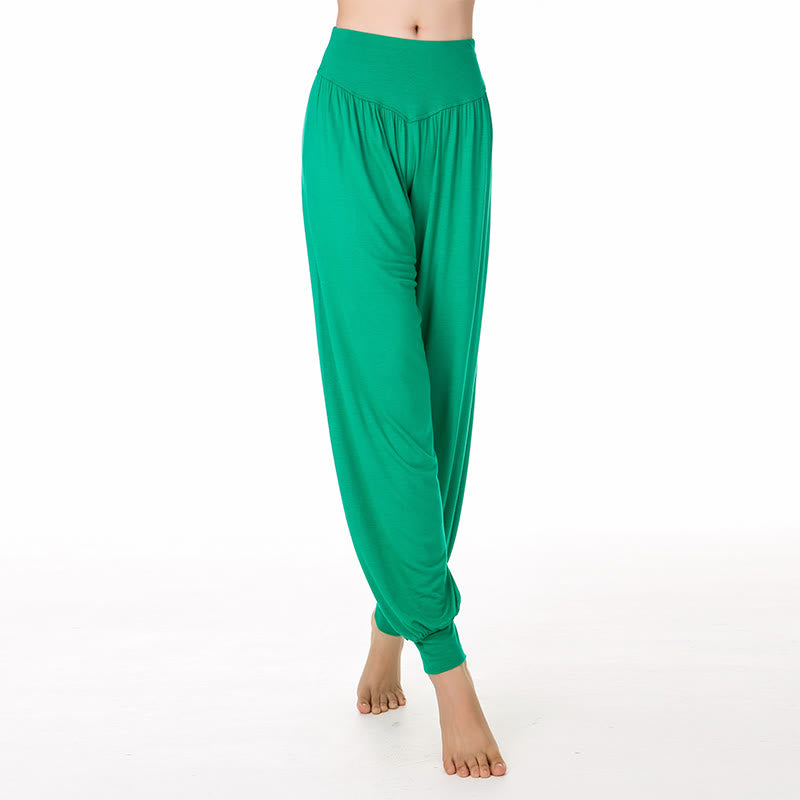 Nimara Ritual Solid Color Yoga Dance Long Harem Pants