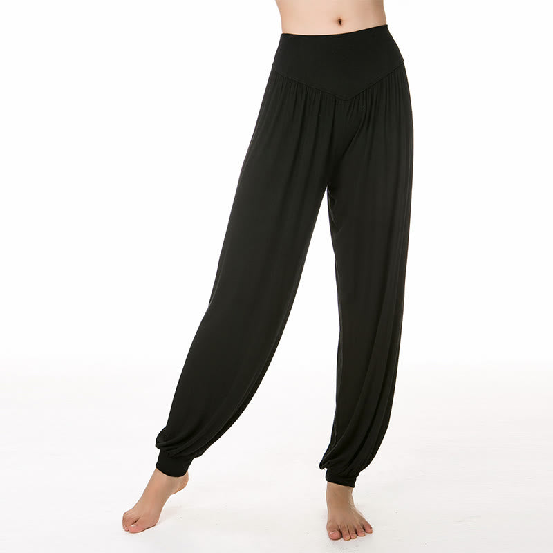 Nimara Ritual Solid Color Yoga Dance Long Harem Pants
