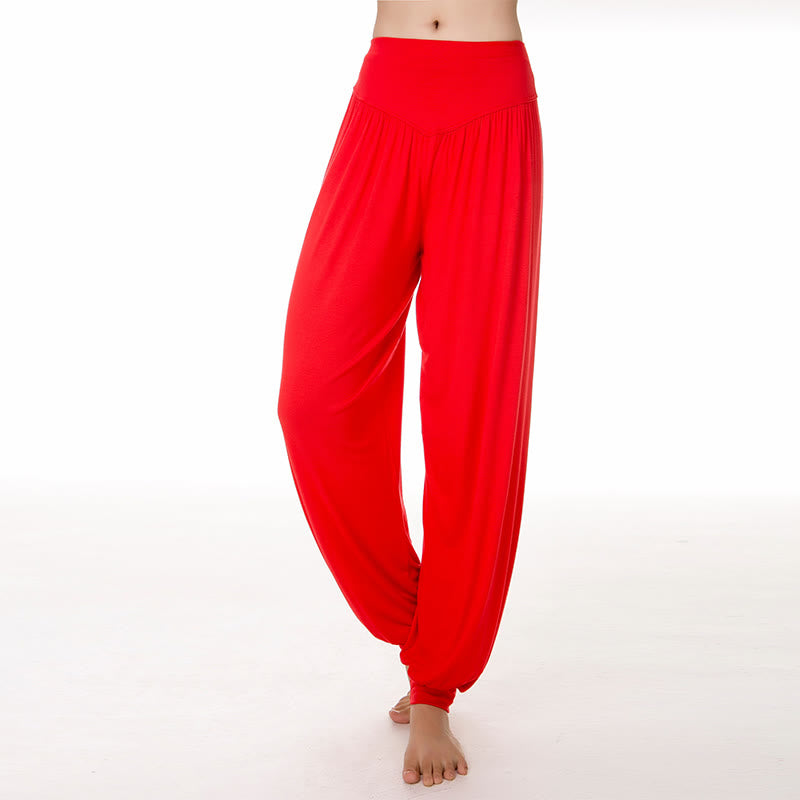 Nimara Ritual Solid Color Yoga Dance Long Harem Pants