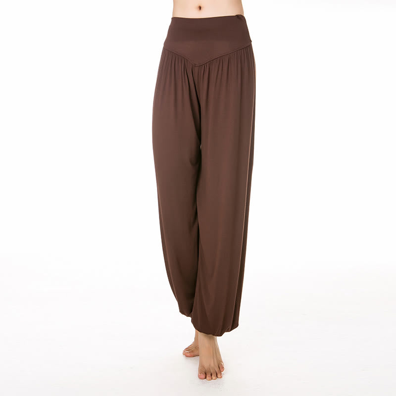 Nimara Ritual Solid Color Yoga Dance Long Harem Pants