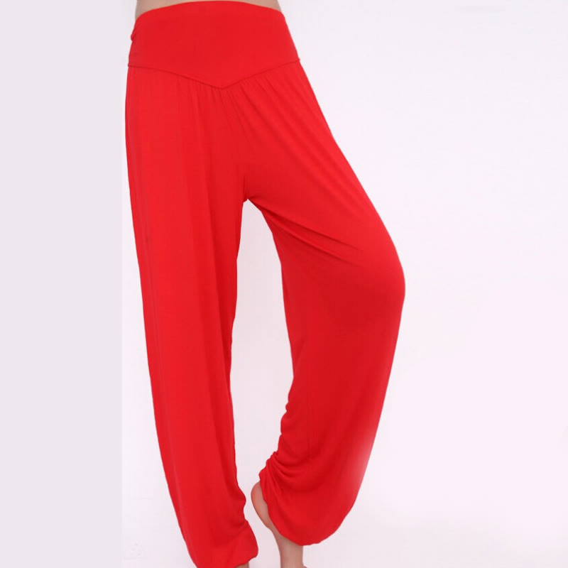 Nimara Ritual Solid Color Yoga Dance Long Harem Pants