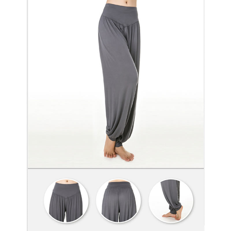 Nimara Ritual Solid Color Yoga Dance Long Harem Pants