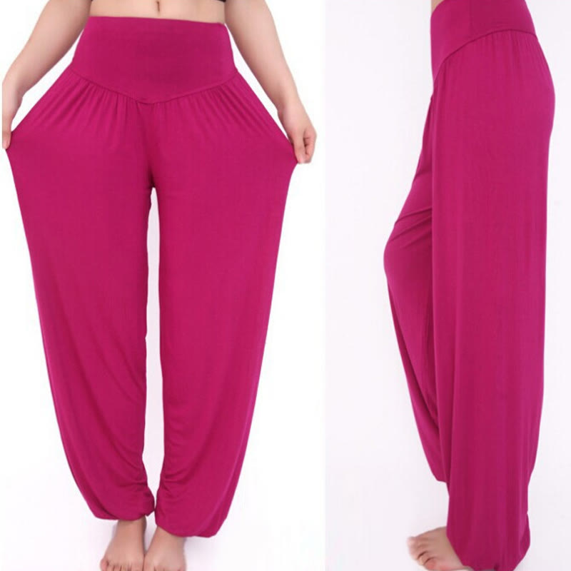 Nimara Ritual Solid Color Yoga Dance Long Harem Pants