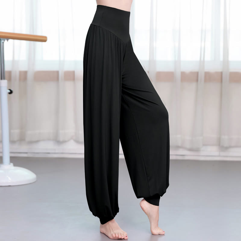 Nimara Ritual Plain Color Loose Modal Yoga Dance Harem Pants