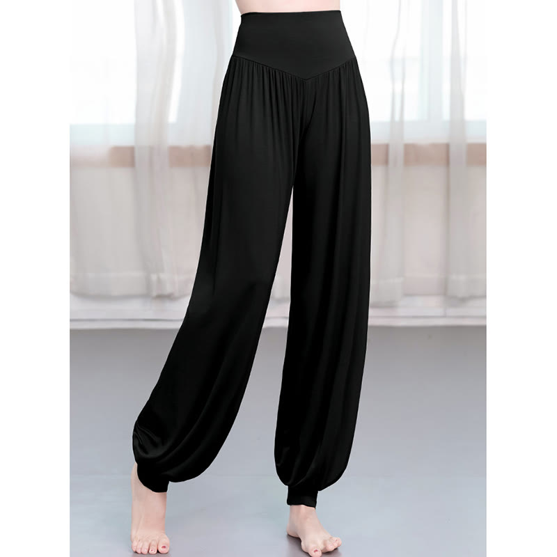 Nimara Ritual Plain Color Loose Modal Yoga Dance Harem Pants