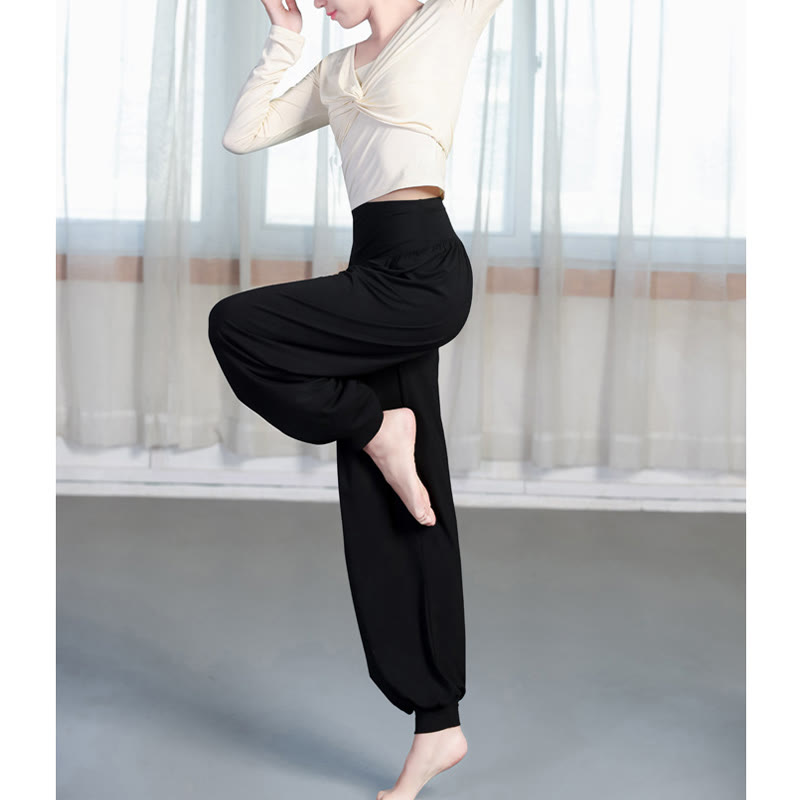 Nimara Ritual Plain Color Loose Modal Yoga Dance Harem Pants