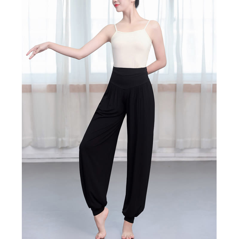 Nimara Ritual Plain Color Loose Modal Yoga Dance Harem Pants