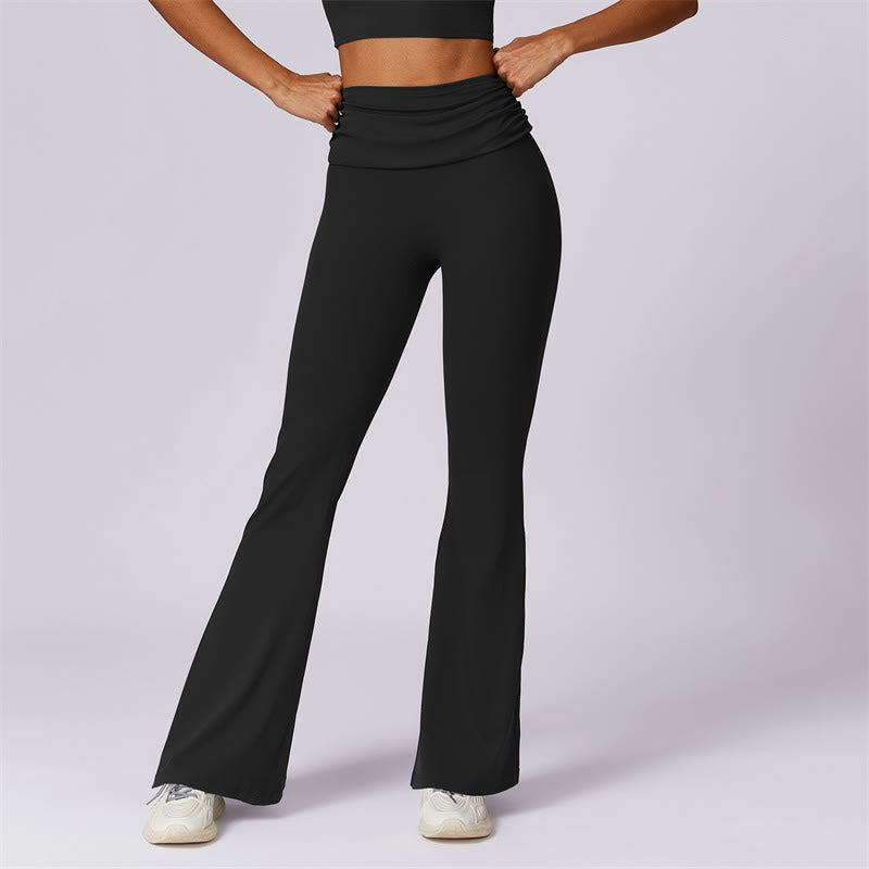 Nimara Ritual Sleeveless Backless Strap Tank Top Bra Flared Pants Sports Fitness Yoga