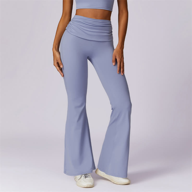 Nimara Ritual Sleeveless Backless Strap Tank Top Bra Flared Pants Sports Fitness Yoga