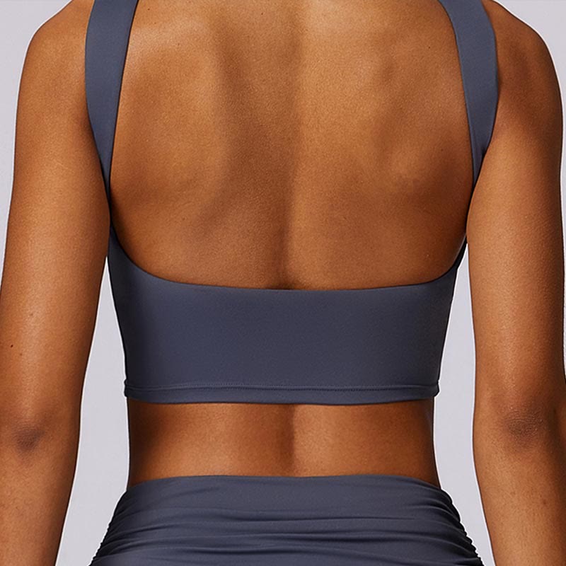 Nimara Ritual Sleeveless Backless Strap Tank Top Bra Flared Pants Sports Fitness Yoga