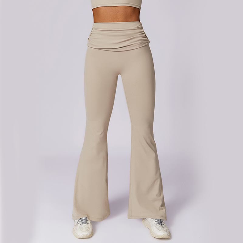 Nimara Ritual Sleeveless Backless Strap Tank Top Bra Flared Pants Sports Fitness Yoga