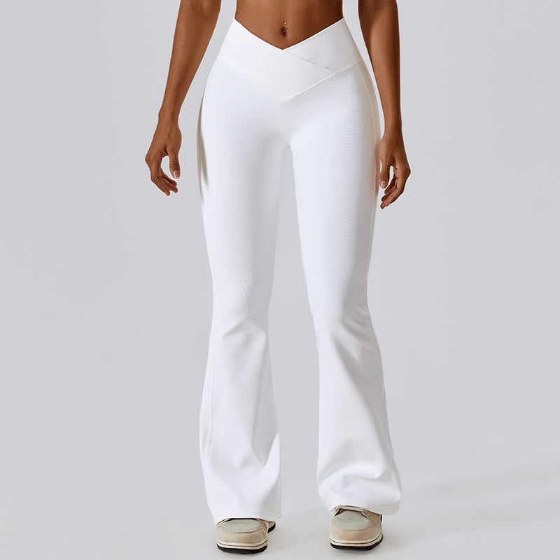 Nimara Ritual Sleeveless Crop Tank Top Flared Pants Sports Fitness Yoga