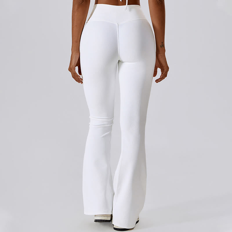 Nimara Ritual Sleeveless Crop Tank Top Flared Pants Sports Fitness Yoga