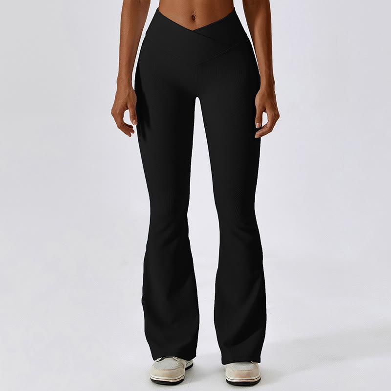 Nimara Ritual Sleeveless Crop Tank Top Flared Pants Sports Fitness Yoga