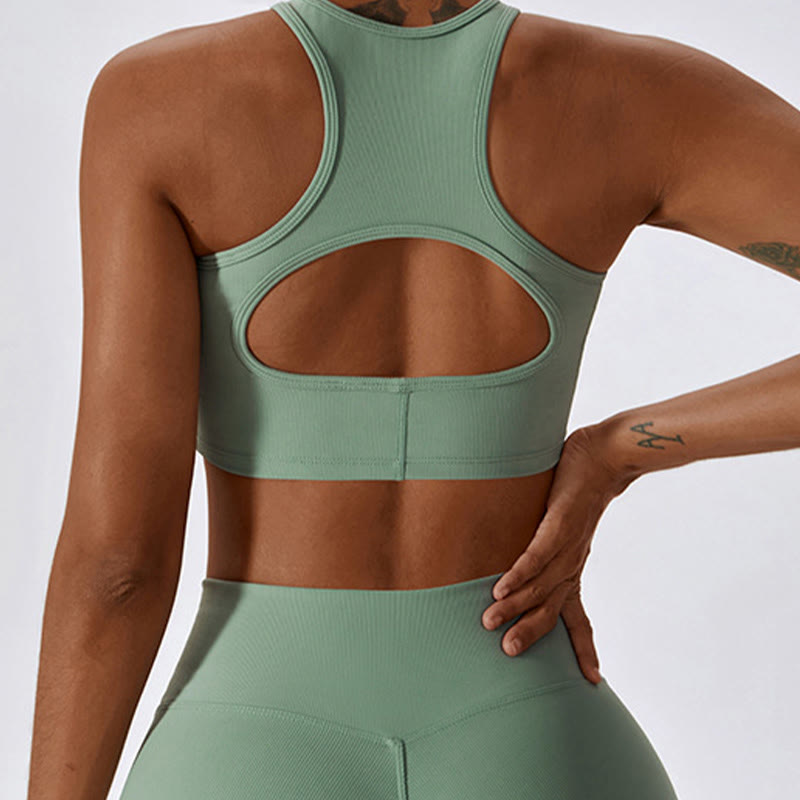 Nimara Ritual Sleeveless Crop Tank Top Flared Pants Sports Fitness Yoga