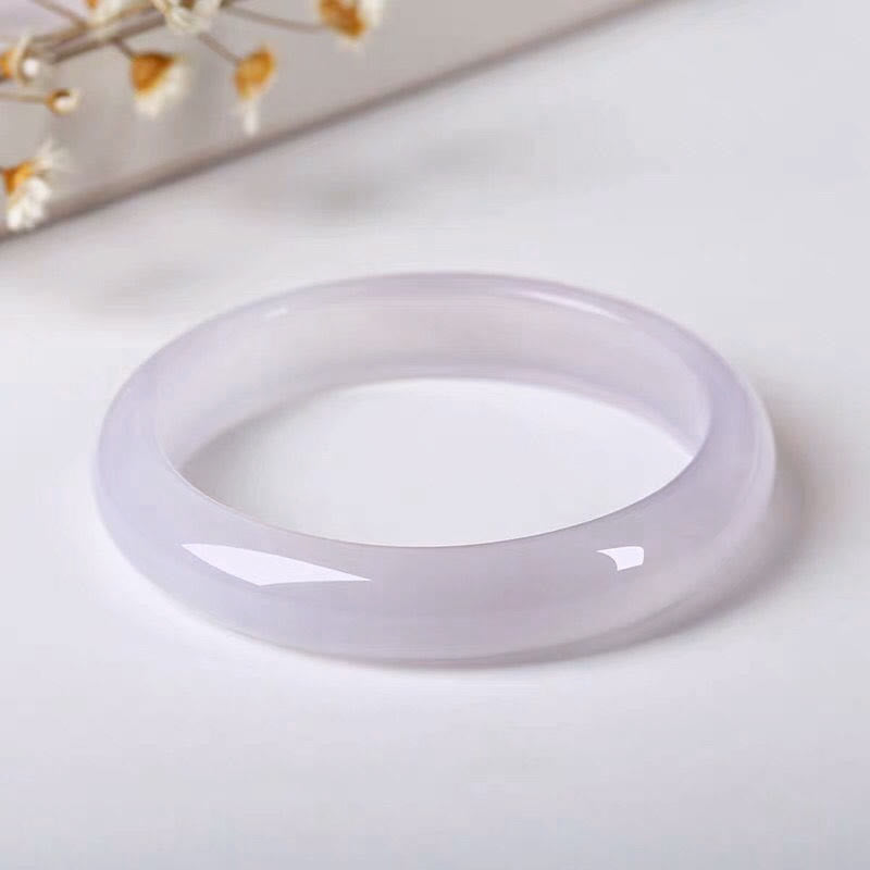 Nimara Ritual Natural Chalcedony Positive Energy Bracelet Bangle