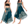 Nimara Ritual Two Style Wear Boho Mandala Flower Beach Skirt Dress