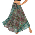 Nimara Ritual Two Style Wear Bohemian Mandala Flower Lace-up Skirt Dress