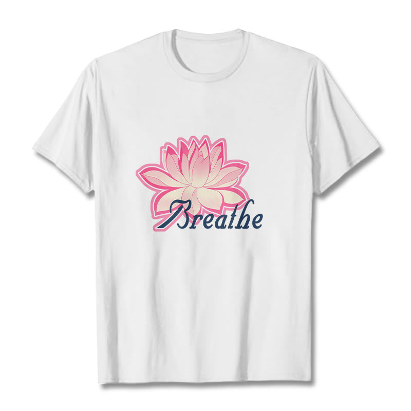 Nimara Ritual BREATHE Lotus Flower Tee T-shirt