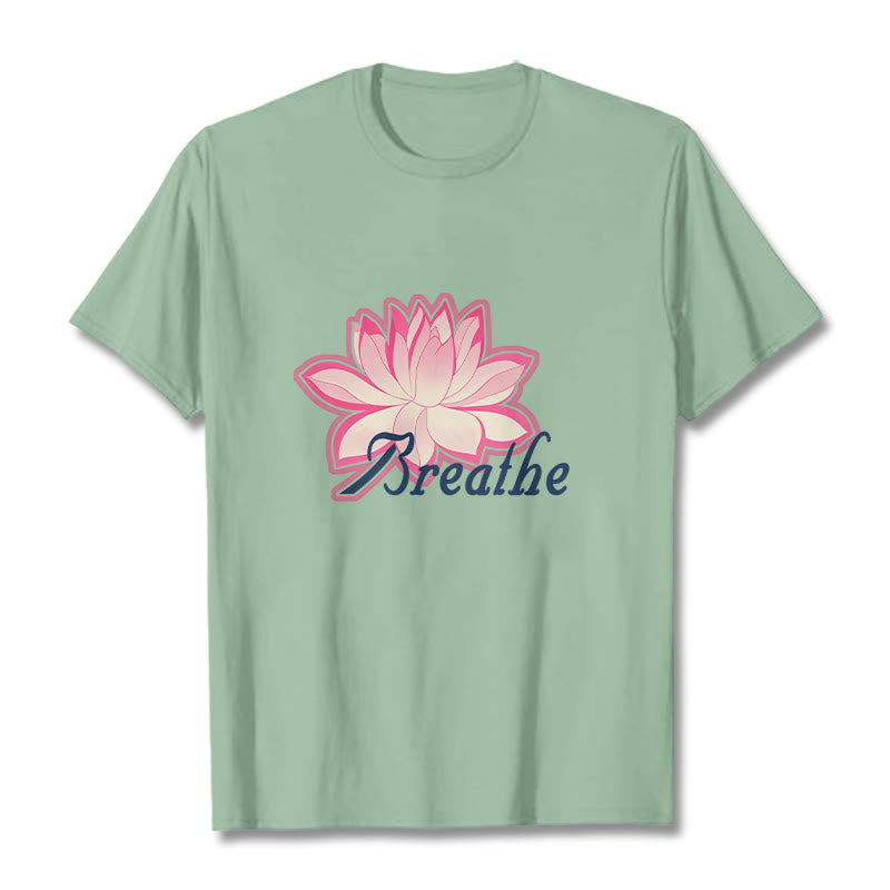 Nimara Ritual BREATHE Lotus Flower Tee T-shirt