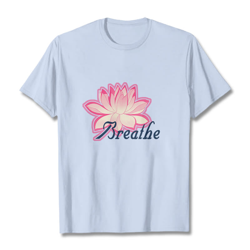 Nimara Ritual BREATHE Lotus Flower Tee T-shirt