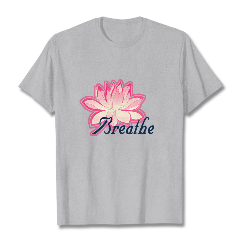 Nimara Ritual BREATHE Lotus Flower Tee T-shirt